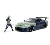 Jada Toys 1/24 - 34370bl - Mazda Rx-7 With Kakashi Figure - 1993-Jada Toys