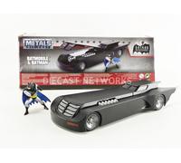 Jouet - JADA TOYS - Batmobile métal 1/24 avec figurine - Batman Animated Series - Extérieur - Noir