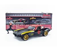 Jada Toys 1/24 - Chevrolet Black Widow - With Figure - 1966 - 31749bk-Jada Toys