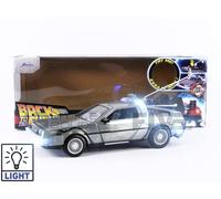 JADA 32911 DMC TIME MACHINE BTTF 1 GREY HOLLYWOOD RIDES 1975 1/24