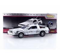 JADA TOYS 1/24 - DE LOREAN BACK TO THE FUTURE TIME MACHINE FROSTY - 1985 36145