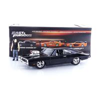 Jada Toys 1/24 - Dodge Charger Fast & Furious With Toretto Figure - 1970 35907bk-Jada Toys