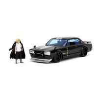 JADA TOYS 1:24 Nissan Skyline GTR W/Mikey Figure Black