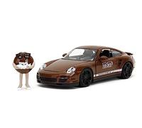 JADA TOYS 1:24 Porsche 911 Turbo W/M&M's Brown Figure Brown 2007