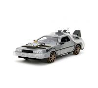 JADA TOYS 1:24 Time Machine BTTF 3B Grey Hollywood Rides