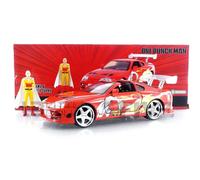 Jada Toys – Modèle réduit 1/24 Toyota Supra 1995 avec figurine One Punch Man 35347R