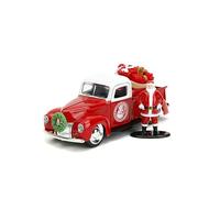 JADA TOYS 1:32 Ford Pick-UP W/Santa Figure Hollywood Rides 1941