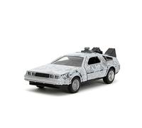 Jada - Voiture miniature - DeLorean Time Machine (Retour vers le Futur) 1:32 - Réplique métal Frost