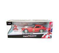 Jada Toyota 2000GT 1967 avec figurine Red Ranger 1:32 Rouge