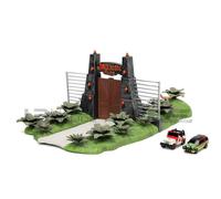 Jada Toys 1/87 34244r Jeep Jurassic Park Entry - Wrangler + Ford Explorer Diecast Modelcar-Jada Toys