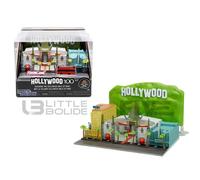 Jada Toys 1/87 34807gr Cadillac Hollywood Walk Of Fame Diorama + 2 Cars Diecast Modelcar-Jada Toys