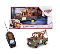 Jada Toys 203081009 Voiture radiocommandée Cars Mater, échelle 1:32, 27 MHz, portée 10 m, Fonction Avant Droit et arrière Courbe, 14 cm, pour Enfants de 4 Ans et Plus