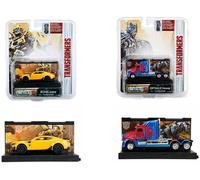 Jada Toys 253112000 - Transformers Set de 2 voitures-jouets, 1:64