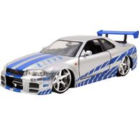 Jada Toys, Inc. 253203044 Fast e Furious 2002 Nissan Skyl Accessoires Bleu