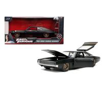 Jada Toys 253203075 Fast & Furious 1968 Dodge Charger 1:24, Black Toy car