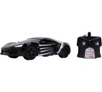 JADA TOYS 253226001 Marvel Black Panther RC Lykan 1:16 Auto RC électrique Voiture de sport