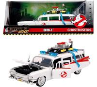 Jada Toys 253235000 Cadillac 1959 Ecto-1 Ghostbusters blanc 1:24