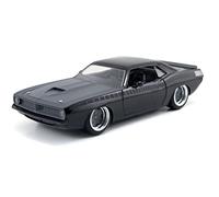 Jada Toys - Voiture miniature 1/24 - Plymouth Barracuda 1970 Letty - Fast & Furious - Noir mat