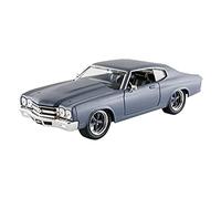 Jada Toys - 97835G - Chevrolet Doms Chevelle SS - Fast And Furious - Échelle 1/24 - Gris Mat