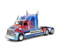 Jada Toys - 98403 - Maquette - Film Transformers Western Star 5700 XE Phantom - Transformers 5 - Echelle 1/24, Bleu/Rouge