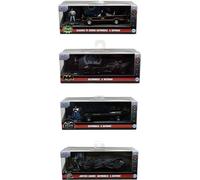 Jada Toys Batman, Batmobile Voiture avec Ouverture de Portes et Figurine Batman 1/32 Noir, 253213006