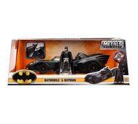 Jada Toys - Batman - Réplique 1/24 Batmobile 1989 métal avec figurine
