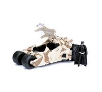Jada Toys - Batman The Dark Knight - Réplique métal Batmobile 2008 Camo 1/24 avec figurine