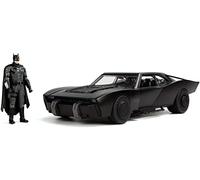 Jada Toys Voiture miniature Batmobile – The Batman 2022 1/18 métal noir 32504bk avec figurine Batman