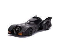 Jada Toys Batmobile métallique 1989 avec Figurine de Batman, échelle 1:32, modèle à Collectionner avec carrosserie en métal et Portes rabattables, réplique Officielle DC Comics, Fans Depuis 8 Ans