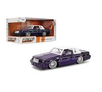 Jada Toys Bigtime Muscle 1:24 1987 Buick Grand National Voiture moulée sous pression - Portes, capot, coffre, pneus en caoutchouc (violet bonbon)