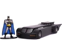 BATMAN Jada Toys The Animated Series Hollywood Rides Diecast Model 1/32 Batmobile with Fig