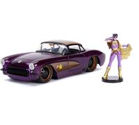 Jada Toys - DC Comics Bombshells Batgirl & 1957 Chevy Corvette Die-cast Car, 1:2