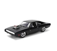 Jada Toys Fast and Furious Dodge Charger 1970 R/T (19 cm) - Voiture de Film Dominic Toretto's en métal avec pièces à Ouvrir, véhicule pour Fans et collectionneurs à partir de 8 Ans
