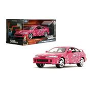 Jada Toys Fast & Furious Honda Integra (Suki's Pink Design) - Voiture Miniature moulée sous Pression - Extérieur détaillé - Réplique Authentique de Film - Jouet à Collectionner - À partir de 8 Ans