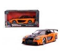 Jada Toys Fast Furious Mazda Rx-7 Voiture Jouet En Décast Portes Ouvertes Coffre Et Capot Échelle 1 24 Orange Métallique 253203058 Multicolore