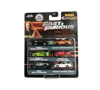 Jada Toys Fast & Furious Nano Lot de 6 manèges hollywoodiens 4,2 cm