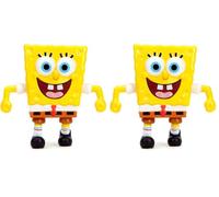 Jada Toys Figurine Bob l'éponge (1 pièce) - 1 des 4 Figurines à Collectionner en métal (Bob l'éponge, Patrick, Thaddeus ou M. Krabs) pour Fans et collectionneurs à partir de 8 Ans, Vague 1, sélection