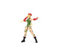 Jada Toys - Figurine Cammy Street Fighter II - Collection à l'échelle 1:12 - Comprend des têtes, des mains et des accessoires interchangeables - À partir de 13 ans - Nostalgie du jeu vidéo classique