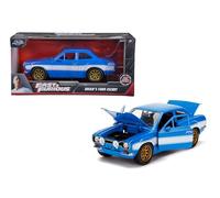 Ford Escort Rs 2000 1974 Bleu Blanc Brian Fast & Furious Modèle 1:24 Jada