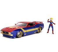 JADA TOYS - Ford Mustang Mach 1 + Captain Marvel Figure - 1/24 31193R