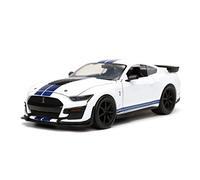 Voiture Miniature de Collection JADA TOYS 1-24 - FORD Shelby GT500 - 2020 - Glossy White - 32663W