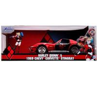 Batman Harley Quinn 69 Corvette à l'échelle 1:24 Hollywood Ride à collectionner