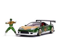 JADA TOYS Honda NSX Power Rangers Classic Model Car Voiture Miniature de Collection, 31909GR, Green/White, Standard