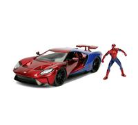 Jada Toys - Jada Marvel Spiderman 2017 Ford GT 1:24 NEUF
