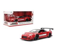 Jada Toys JDM Tuners Moulage sous pression à l'échelle 1:24 Honda NSX Type-R Japan Spec - Portes ouvrantes, intérieur détaillé, pneus en caoutchouc, objet de collection à partir de 8 ans (rouge)
