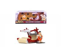 Jada Toys Voiture métallique Les Pierrafeu 253253002 1:32 avec figurine Pierre Pierrafeu Multicolore