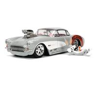 Jada Toys Looney Tunes 253255041 Chevy Corvette 1:24 Multicolore