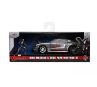 Jada Toys Marvel Diecast Modèles 1/32 War Machine 2006 Ford Mustang Display (6)