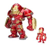 Jada Toys Marvel Figurines métal Iron Man & Hulkbuster 5-15 cm