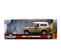 Jadatoys 253223018 - 1:32 Marvel Groot 1973 Ford Bronco - Neuf